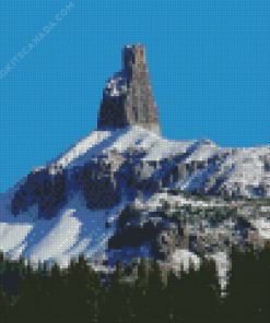 Snowy Lizard Head Pass Diamond Painting