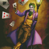 Steampunk Joker with Cards Diamond Painting