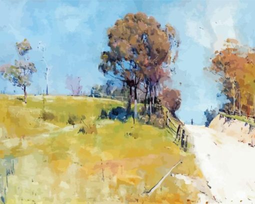 Sunlight by Arthur Streeton Diamond Painting