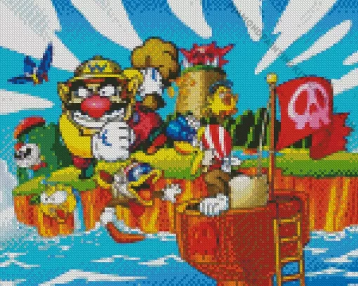 Wario Land Diamond Painting