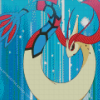 Water Type Pokemon Milotic Diamond Painting