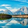 Wyoming Mount Moran Lake Diamond Painting