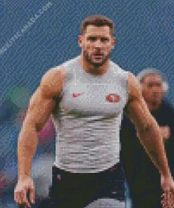 American Nick Bosa Diamond Painting