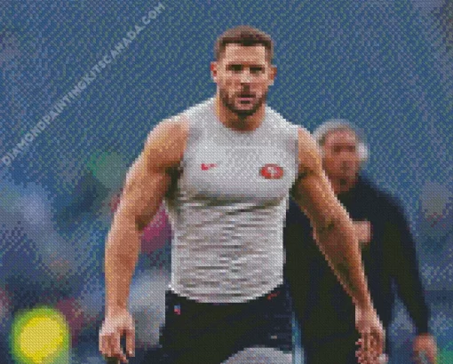 American Nick Bosa Diamond Painting