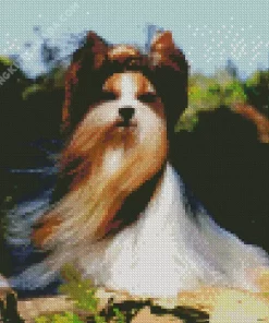 Biewer Terrier Diamond Painting