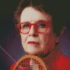 Billie Jean King Diamond Painting