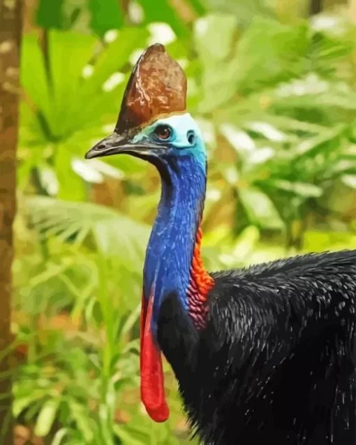 Cassowary Bird Diamond Painting