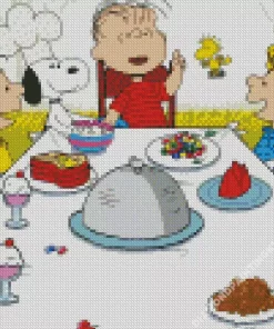 Charlie Brown Thanksgiving Diamond Painting