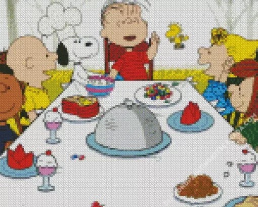 Charlie Brown Thanksgiving Diamond Painting