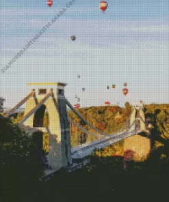 Clifton Suspension Bridge Diamond Painting