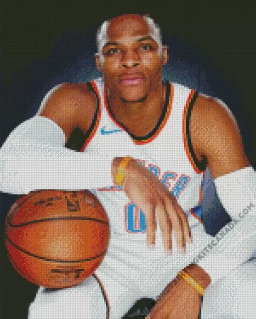 Clippers Russell Westbrook Diamond Painting