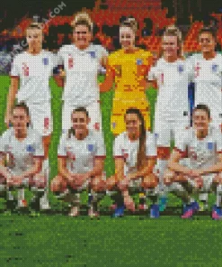 England Lionesses Diamond Painting