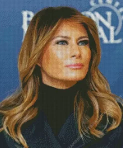 First Lady Melania Trump Diamond Painting