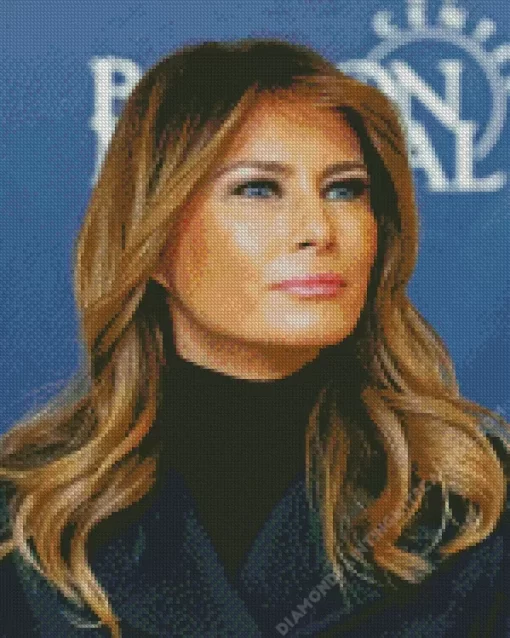 First Lady Melania Trump Diamond Painting