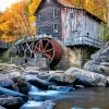 Glade Creek Grist Mill Diamond Painting