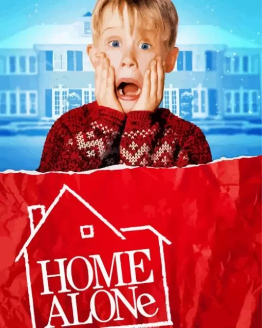 Home Alone Movie Poster Diamond Painting