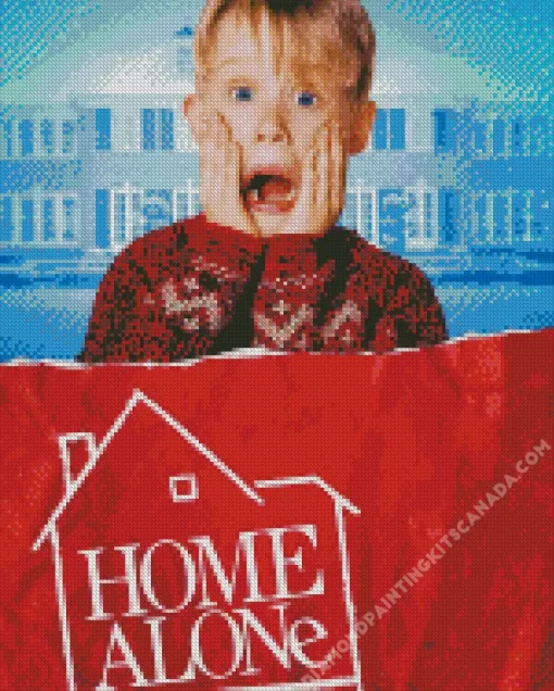 Home Alone Movie Poster Diamond Painting