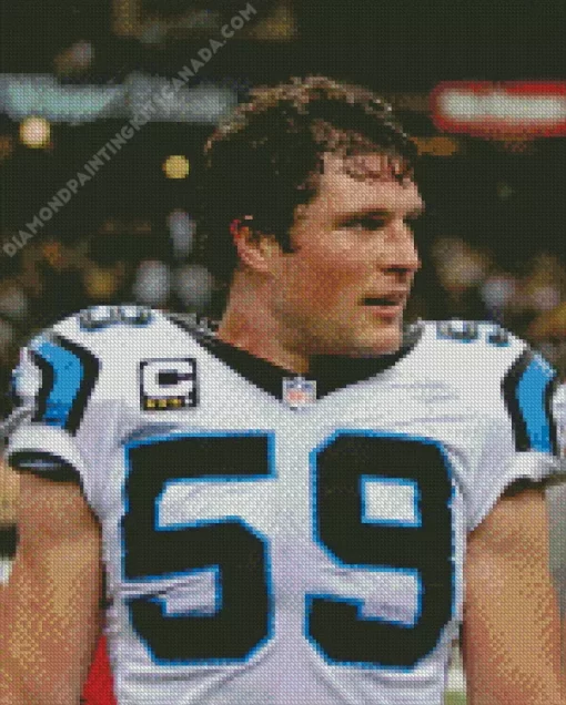 Luke Kuechly Diamond Painting