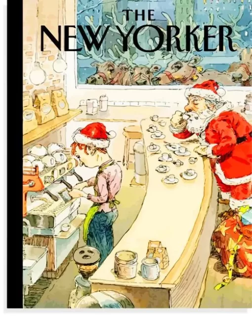 Merry Christmas The New Yorker Cover Diamond Painting