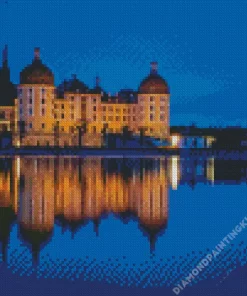 Moritzburg Castle Reflection Diamond Painting