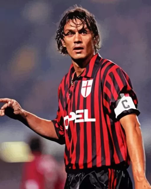 Paolo Maldini AC Milan Diamond Painting