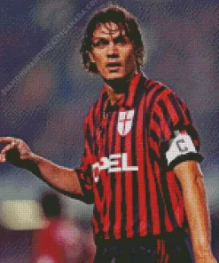 Paolo Maldini AC Milan Diamond Painting