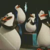 Penguins of Madagascar Diamond Painting