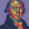 Pop Art James Madison Diamond Painting