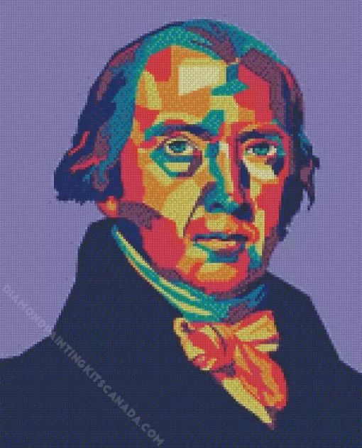 Pop Art James Madison Diamond Painting