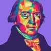 Pop Art James Madison Diamond Painting