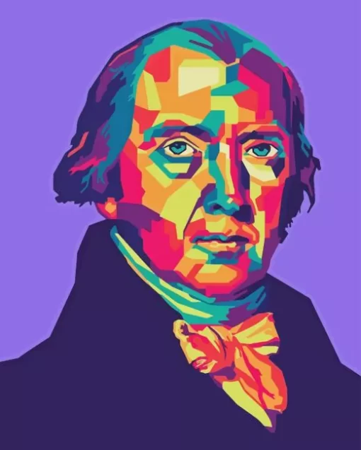 Pop Art James Madison Diamond Painting