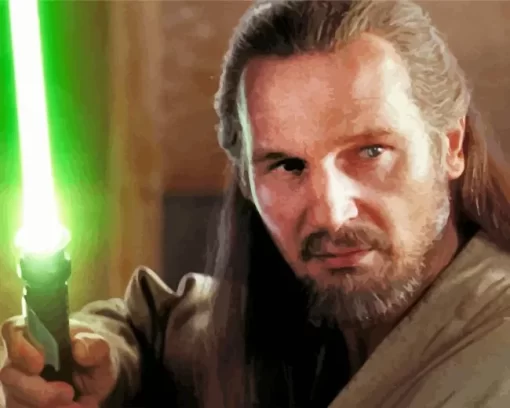 Qui Gon Jinn Diamond Painting