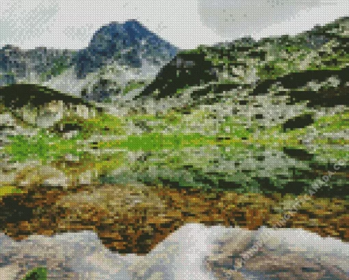 Retezat Park Lake Diamond Painting