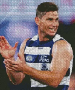 Rules Footballer Tom Hawkins Diamond Painting