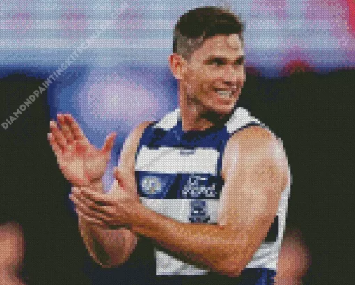 Rules Footballer Tom Hawkins Diamond Painting