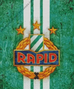 SK Rapid Wien FC Logo Diamond Painting