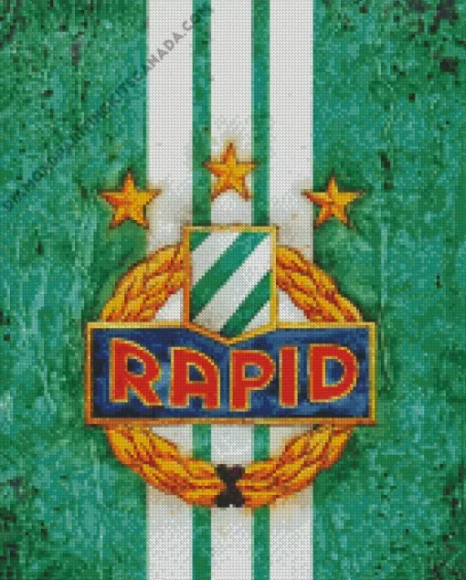 SK Rapid Wien FC Logo Diamond Painting