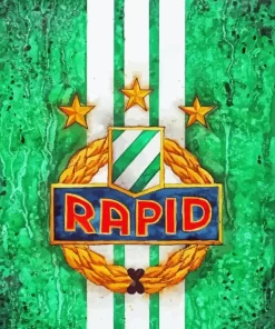 SK Rapid Wien FC Logo Diamond Painting