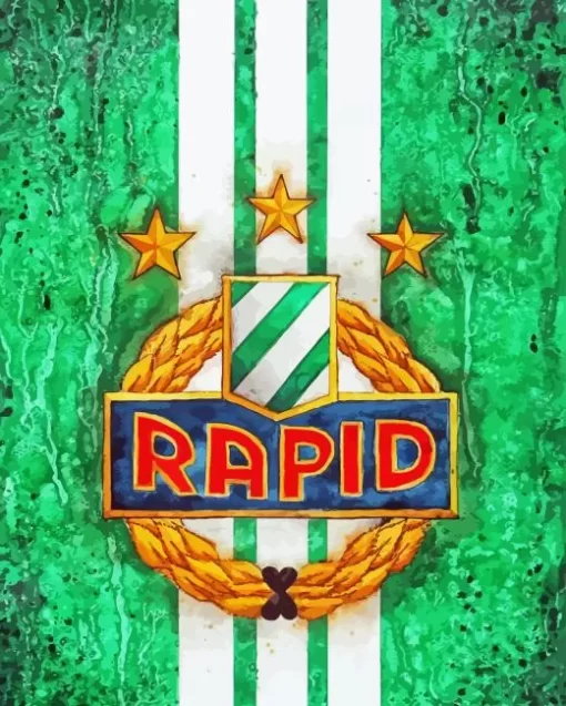 SK Rapid Wien FC Logo Diamond Painting