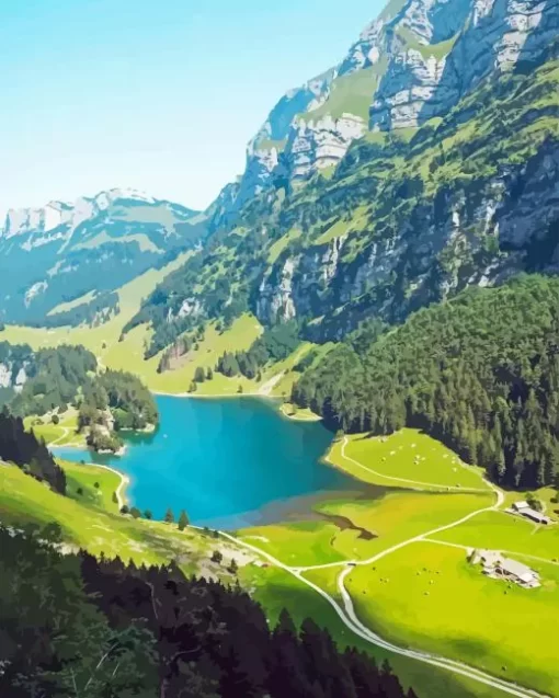 Seealpsee Diamond Painting