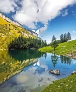 Seealpsee Lake Diamond Painting