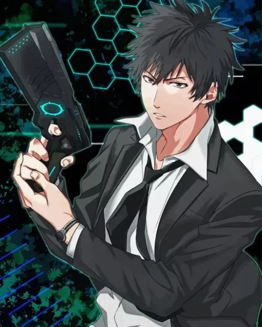 Shinya Kogami Character Diamond Painting