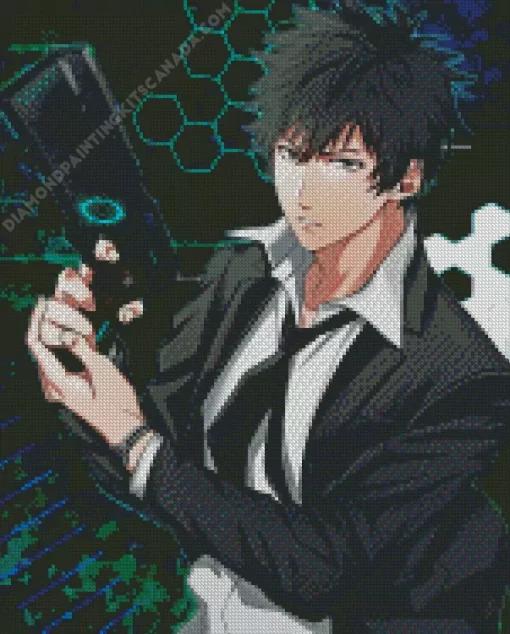 Shinya Kogami Character Diamond Painting