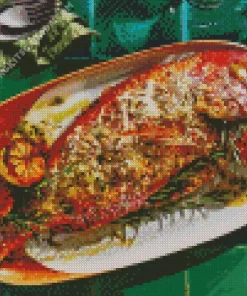 Snapper Fish Diamond Painting