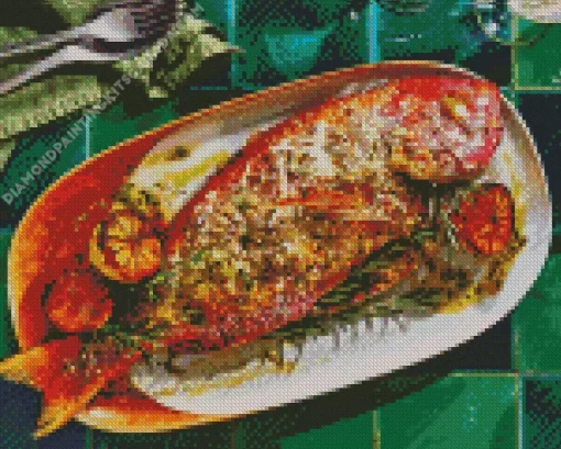 Snapper Fish Diamond Painting