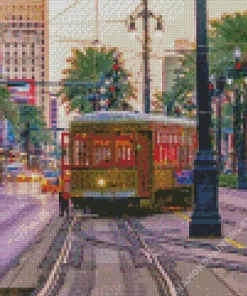 Tram New Orleans Diamond Painting