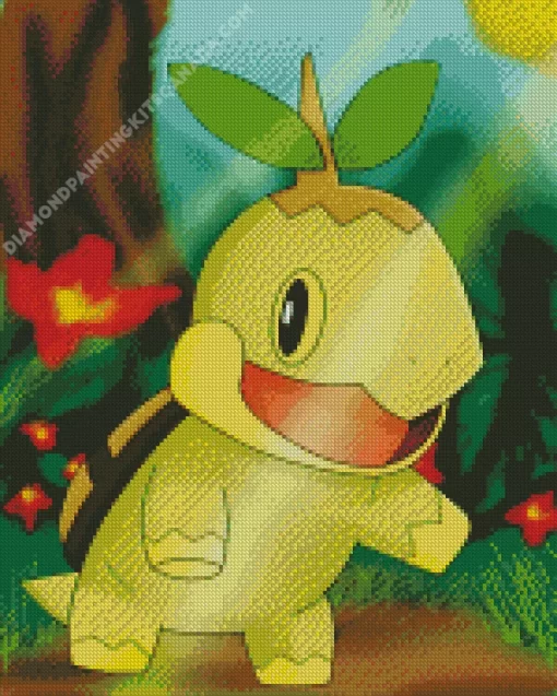 Turtwig Pokemon Diamond Painting