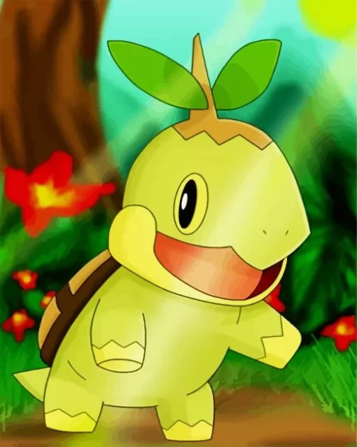 Turtwig Pokemon Diamond Painting