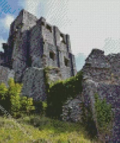 Corfe Castle Diamond Painting