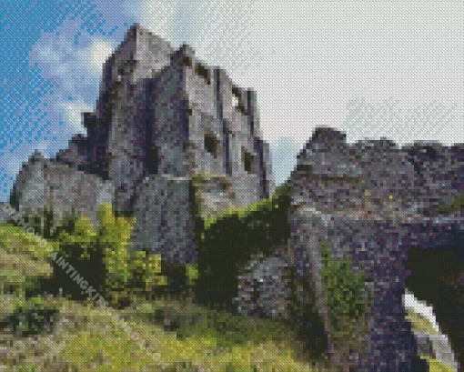 Corfe Castle Diamond Painting